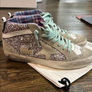 Golden Goose Glitter Mid Star